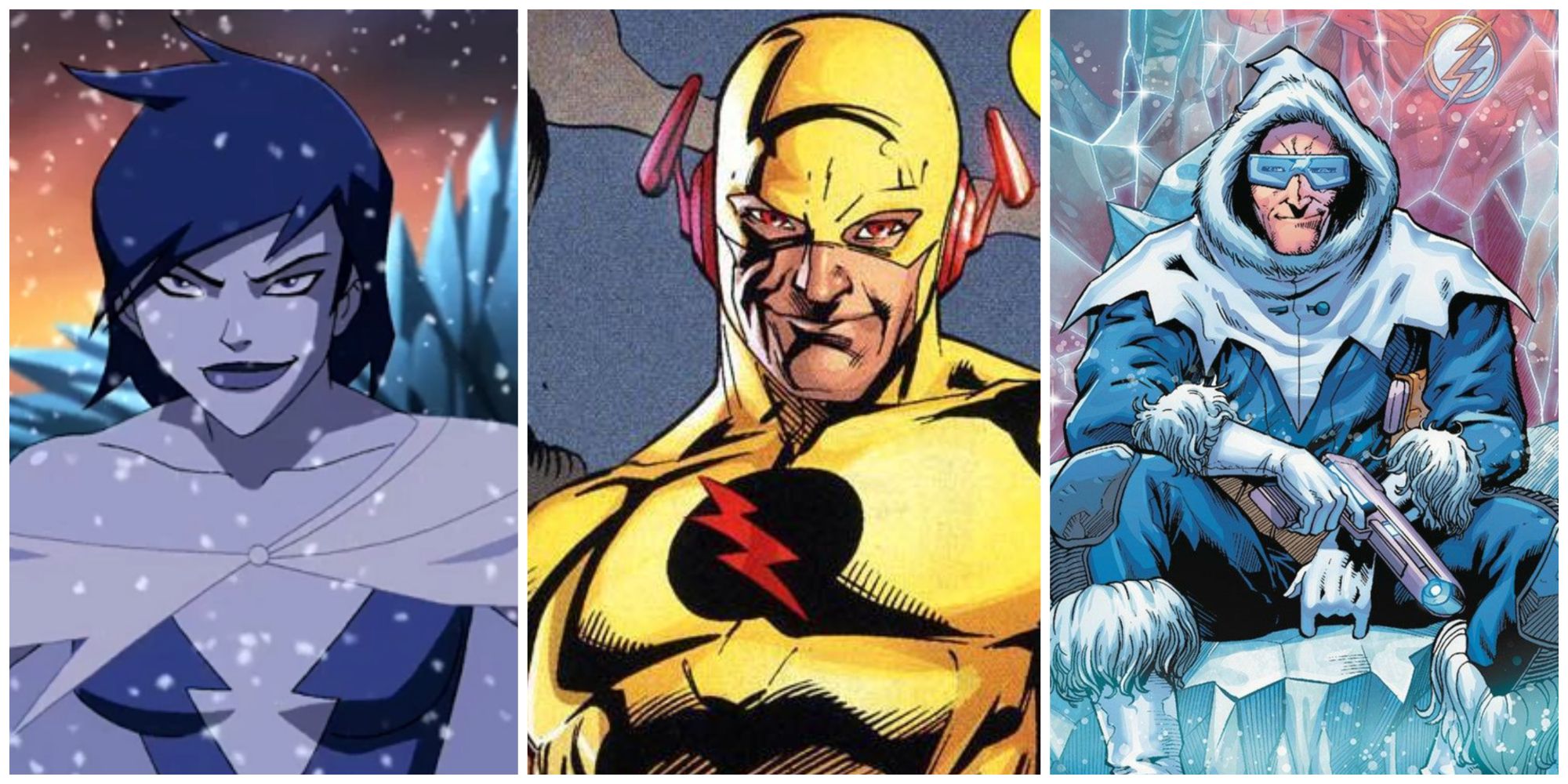 Killer Frost. Reverse Flash. Captain Cold.