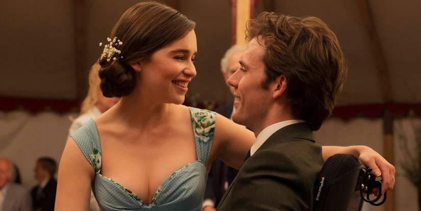 Emilia Clarke and Sam Claflin in Me Before You.