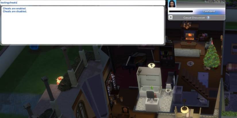 enabling cheats in the sims 4
