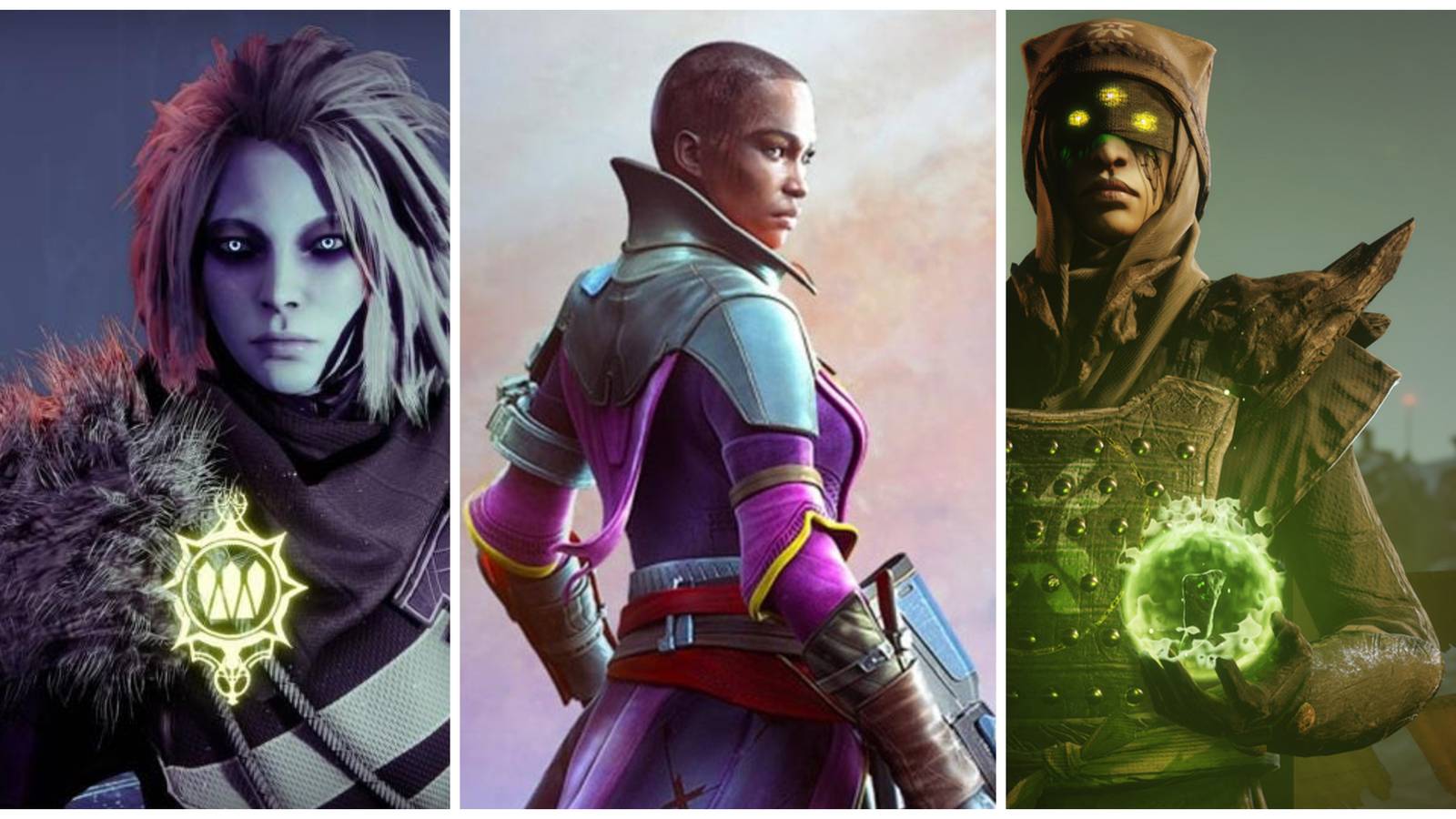 mara sov, ikora rey, eris morn in destiny 2