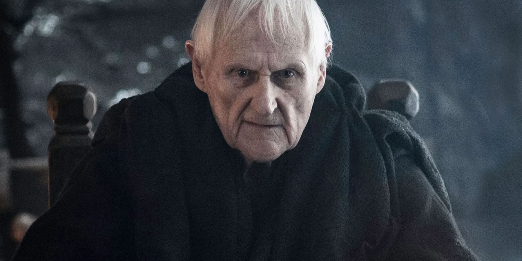 Maester Aemon in Game of Thrones.