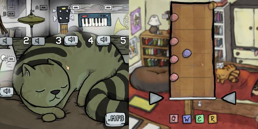 Making beats and saving them in Lo-Fi Room game