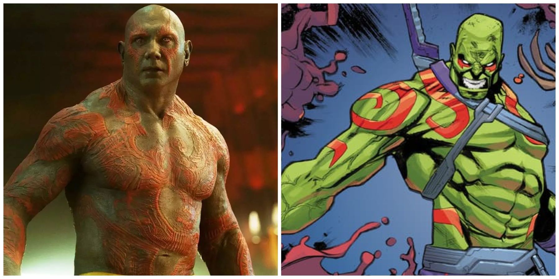 Dave Bautista as Drax the Destroyer