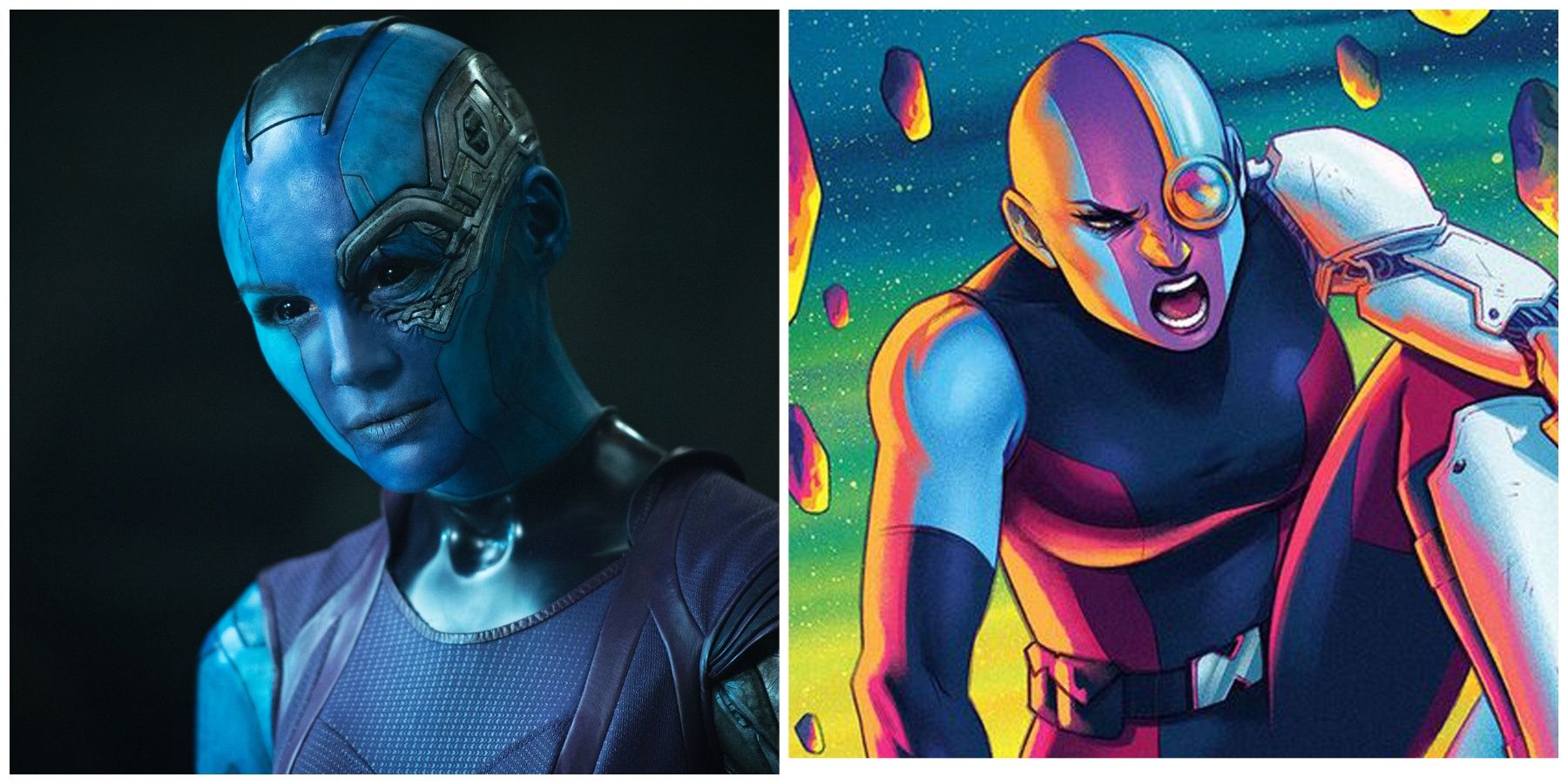 Karen Gillan as Nebula.