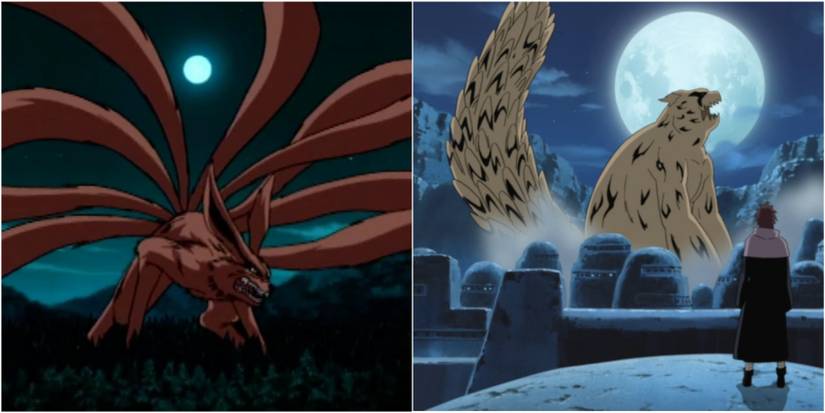 Shukaku and Kuruma from Naruto