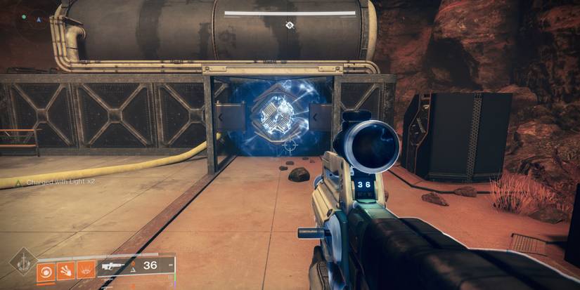 shooting a node in spire of the watcher