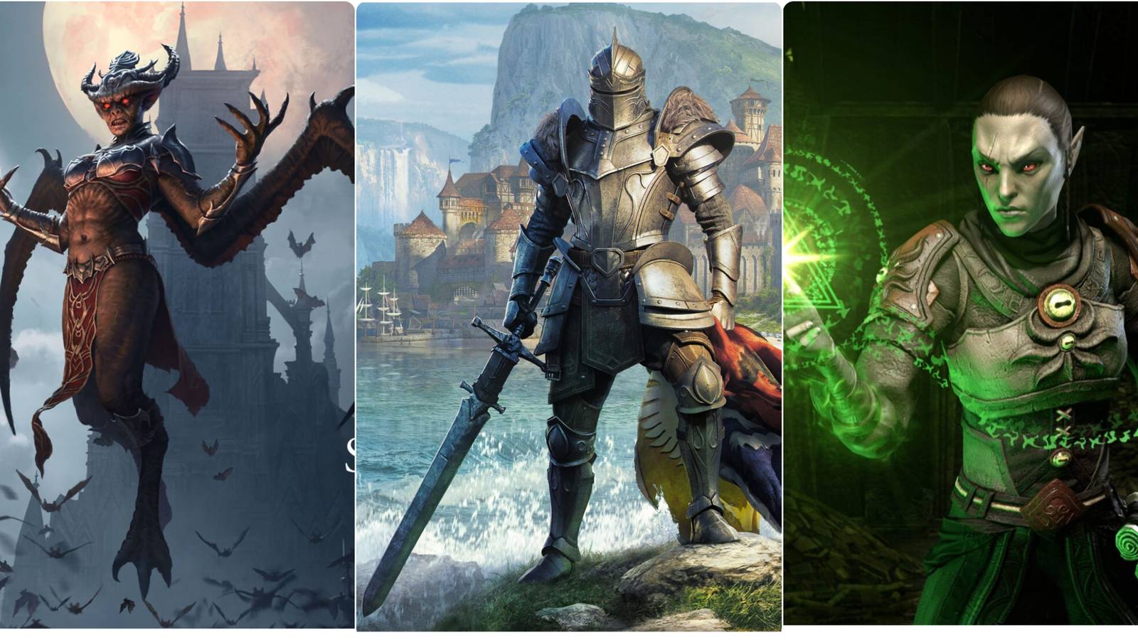 A featured image of three unique identities of the game