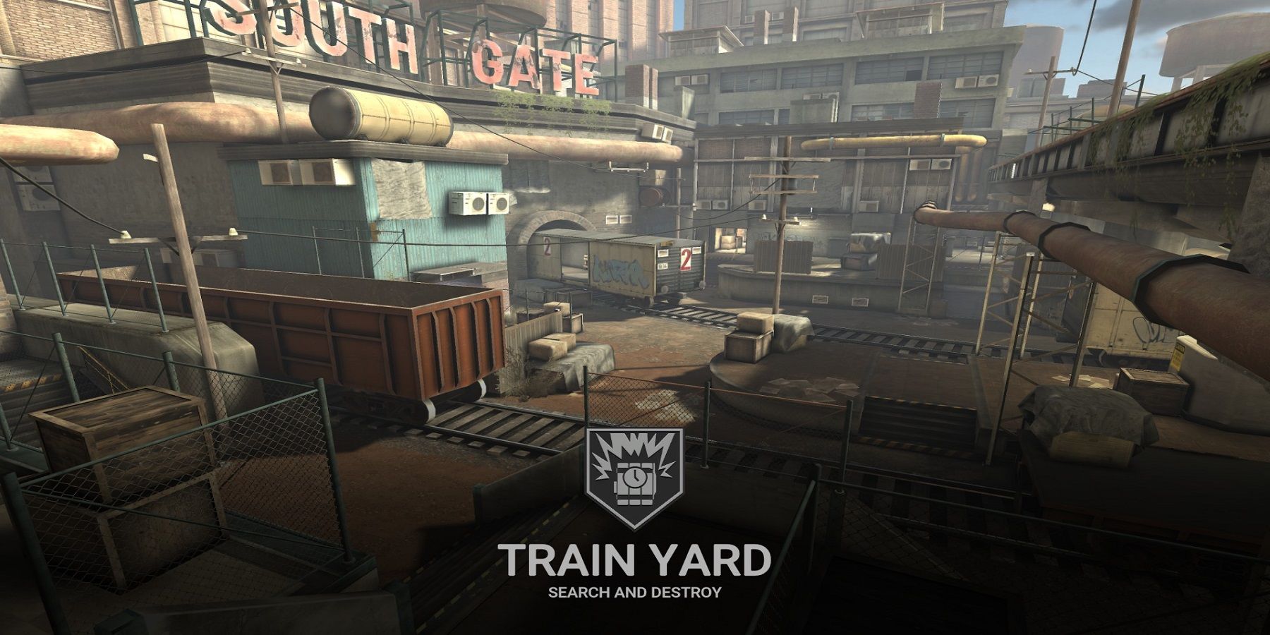 The Train Yard map from Combat Master.
