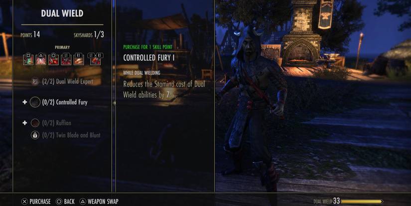 Controlled Fury skill in Elder Scrolls Online