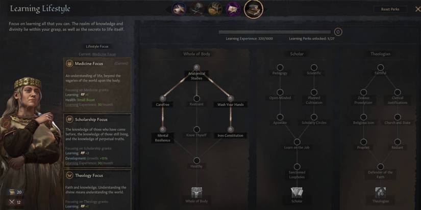 If Duchess Matilda studies a Medicine focus, she could live for many years to come.