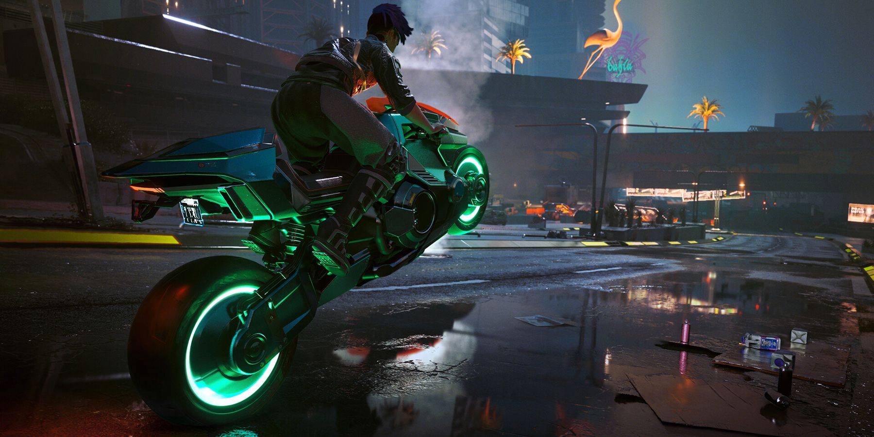 Cyberpunk 2077 motorcycle
