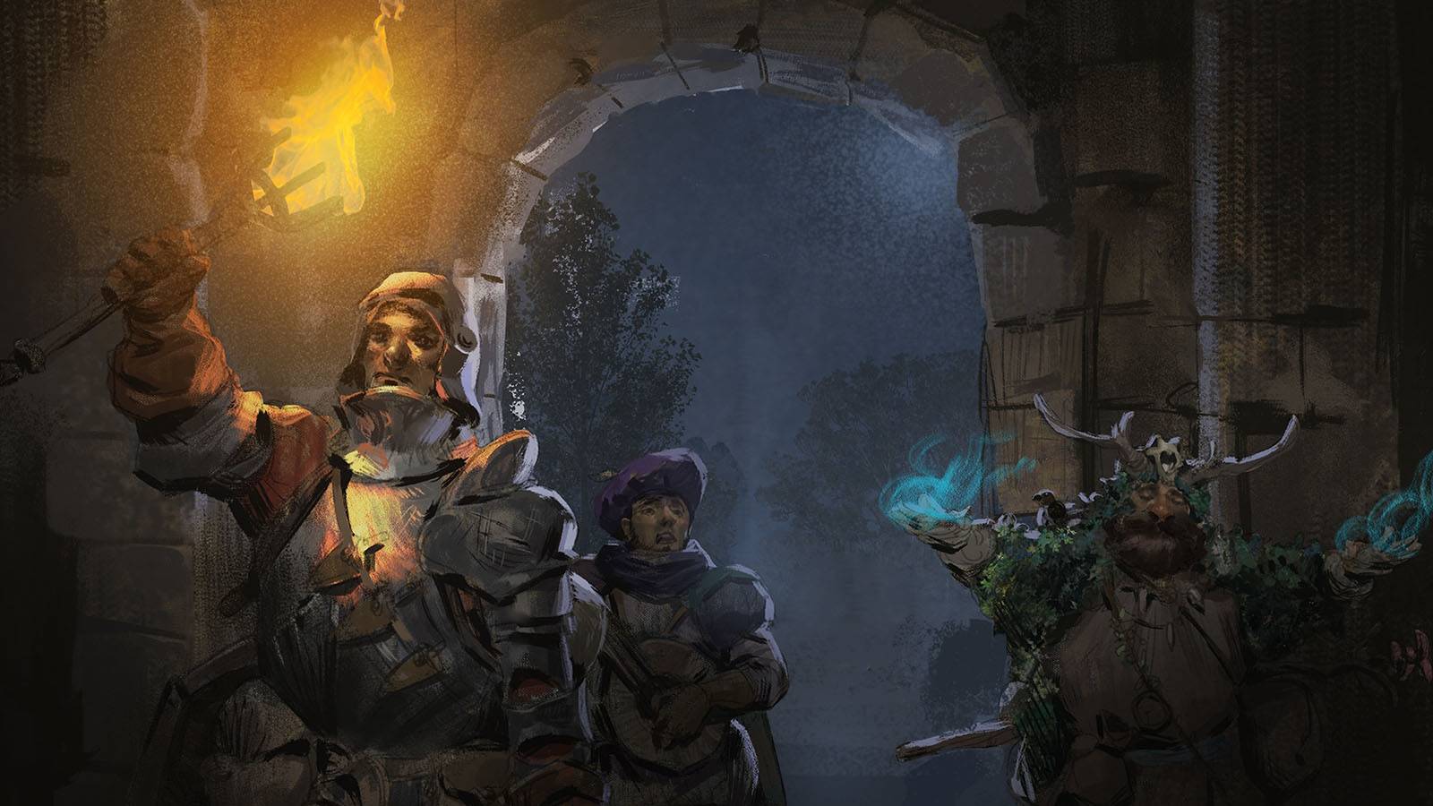 Promotional artwork for Dark and Darker