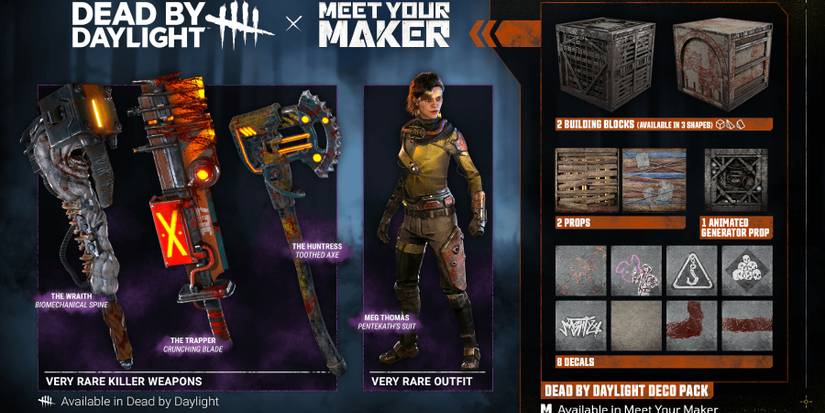 Dead By Daylight Meet Your Maker Cosmetic Items(1)