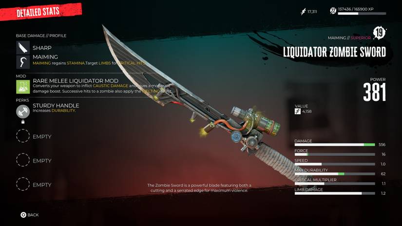 Dead Island 2 All Melee Weapon Stats Explained (2)