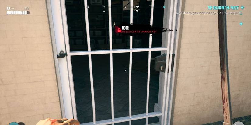 Dead Island 2 Curtis garage door