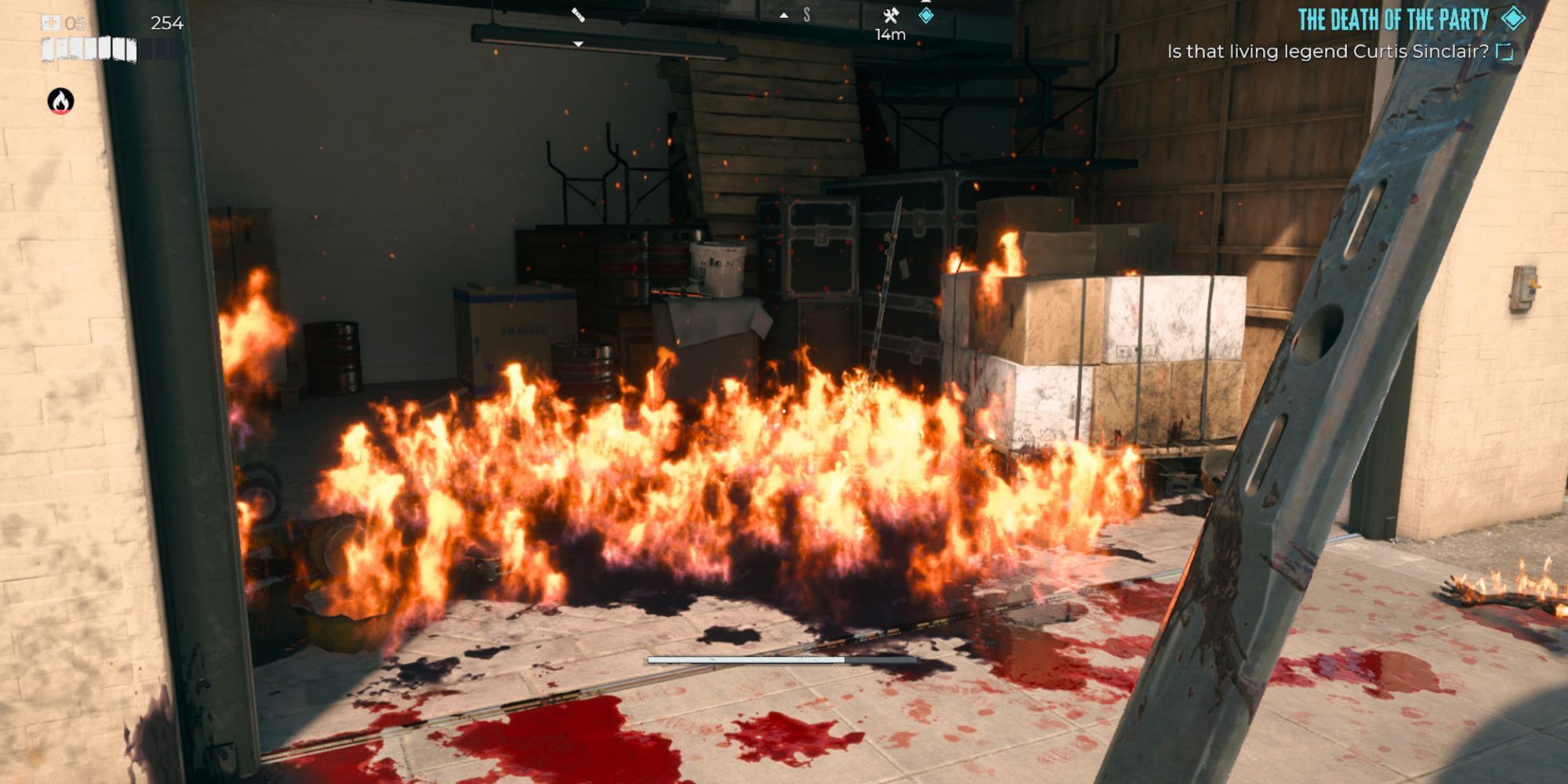 Dead Island 2 Curtis garage fire and garage door button location