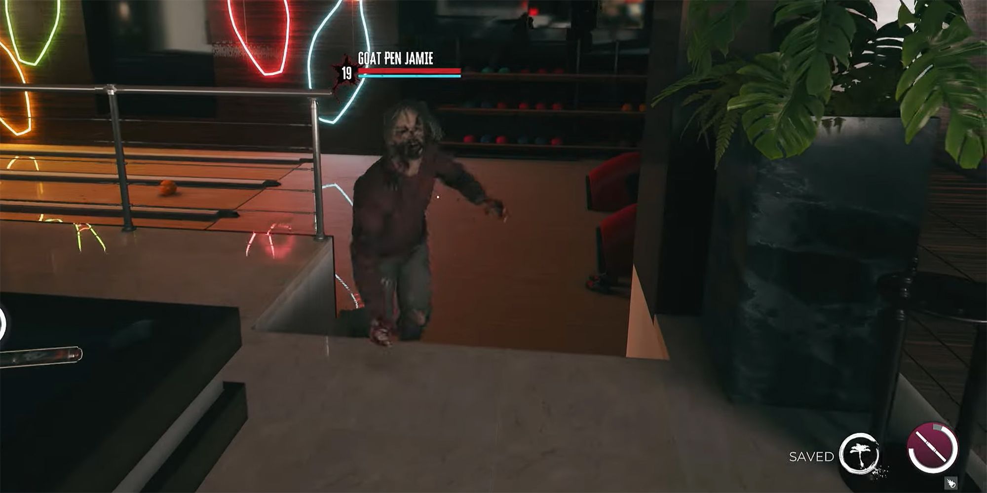 Dead Island 2 - Encountering Goat Pen Jamie In Goat Pen Basement Area