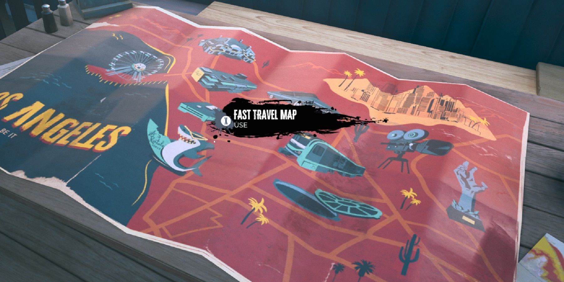 dead island fast travel map
