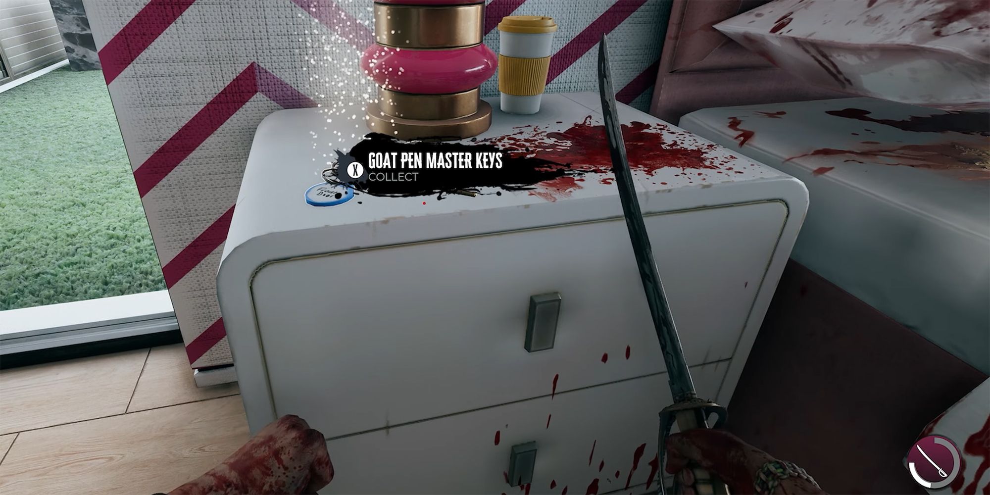 Dead Island 2 - Goat Pen Master Keys On Nightstand In Master Bedroom