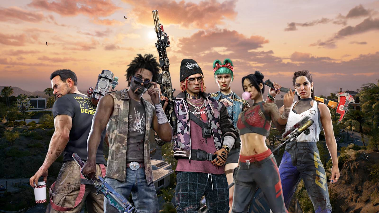 Dead Island 2's characters compared to the original game.