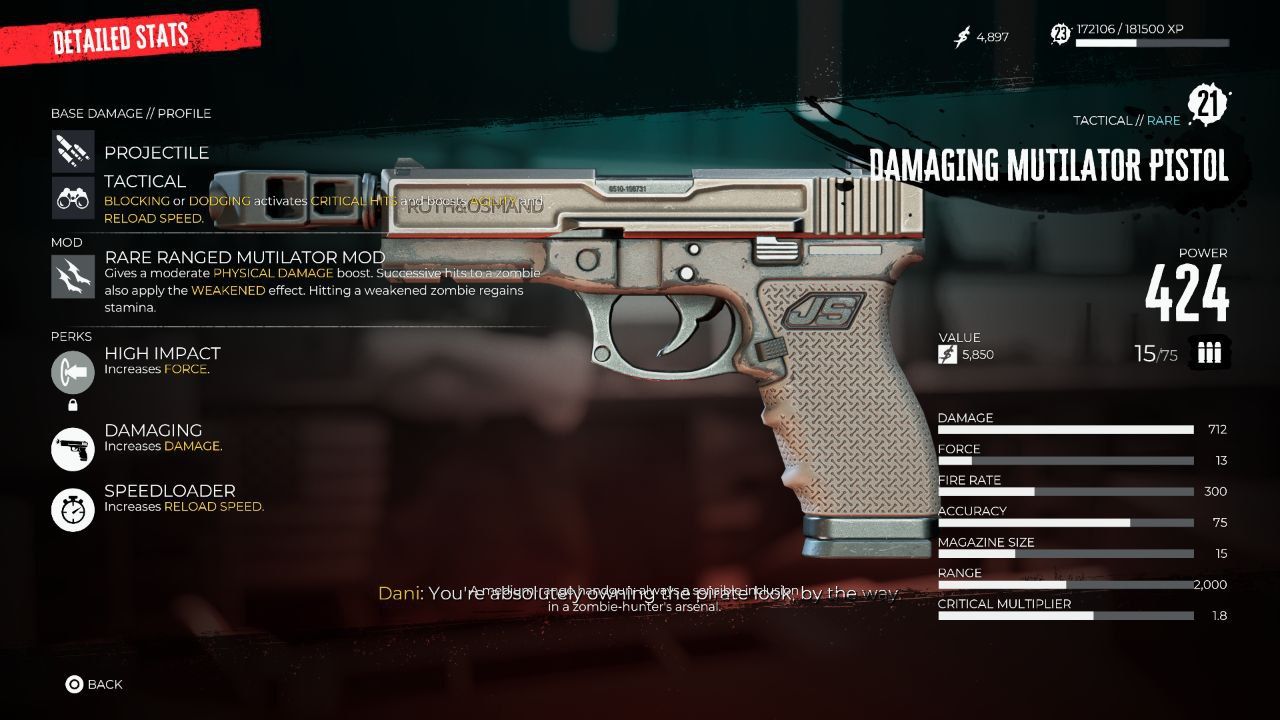 Dead Island 2 Tactical Weapons