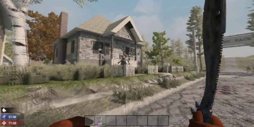 Using the Machete as a weapon in 7 Days to Die
