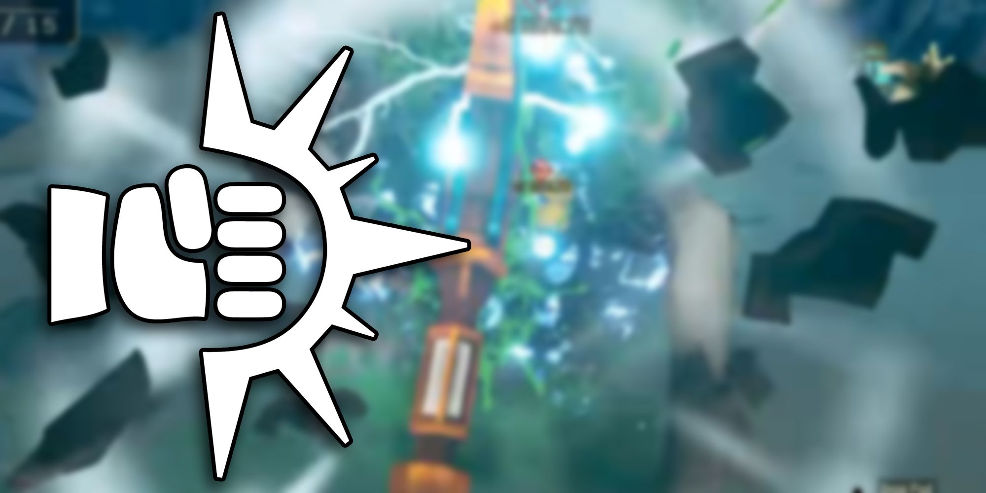 Deep Rock Galactic - Berkserker Perk Icon PNG Over Image Of Player Using Power Attack