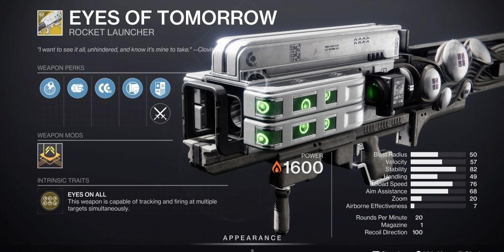 Eyes of tomorrow in Destiny 2