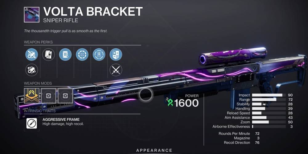 Volta Bracket sniper rifle