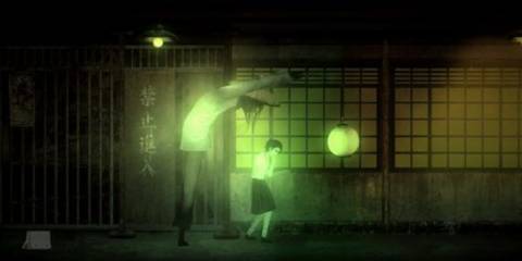 girl and ghost in Detention