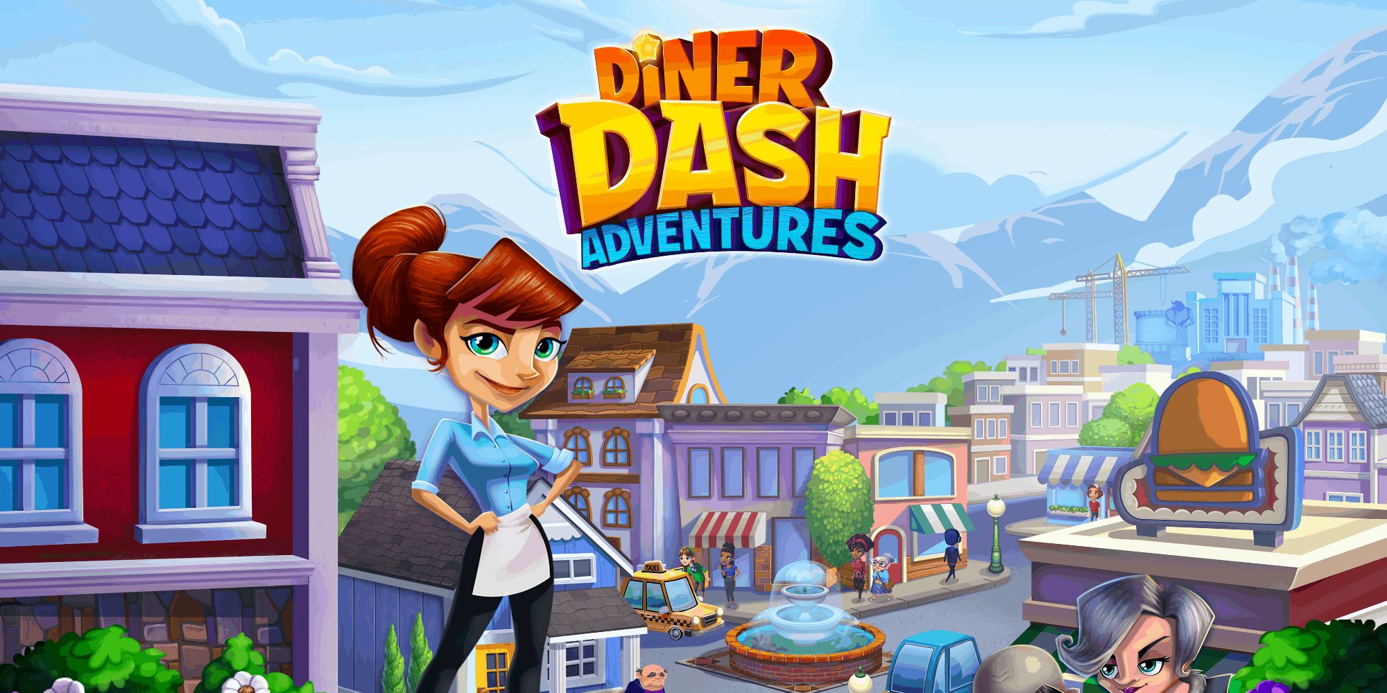 The title image for Diner Dash Adventures