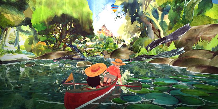 Dordogne Hand Painted Art Style