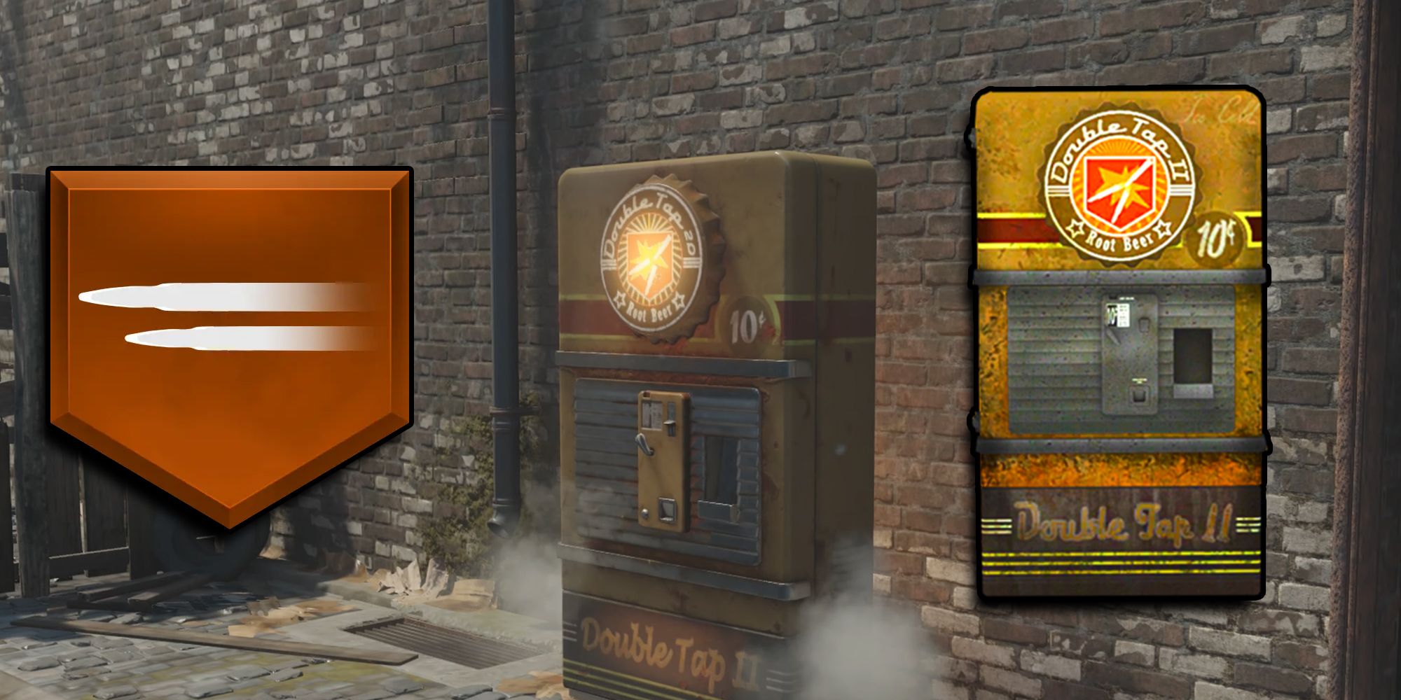 Call of Duty - Double Tap Root Beer Perk Machine With PNG Of Machine And Logo On Top