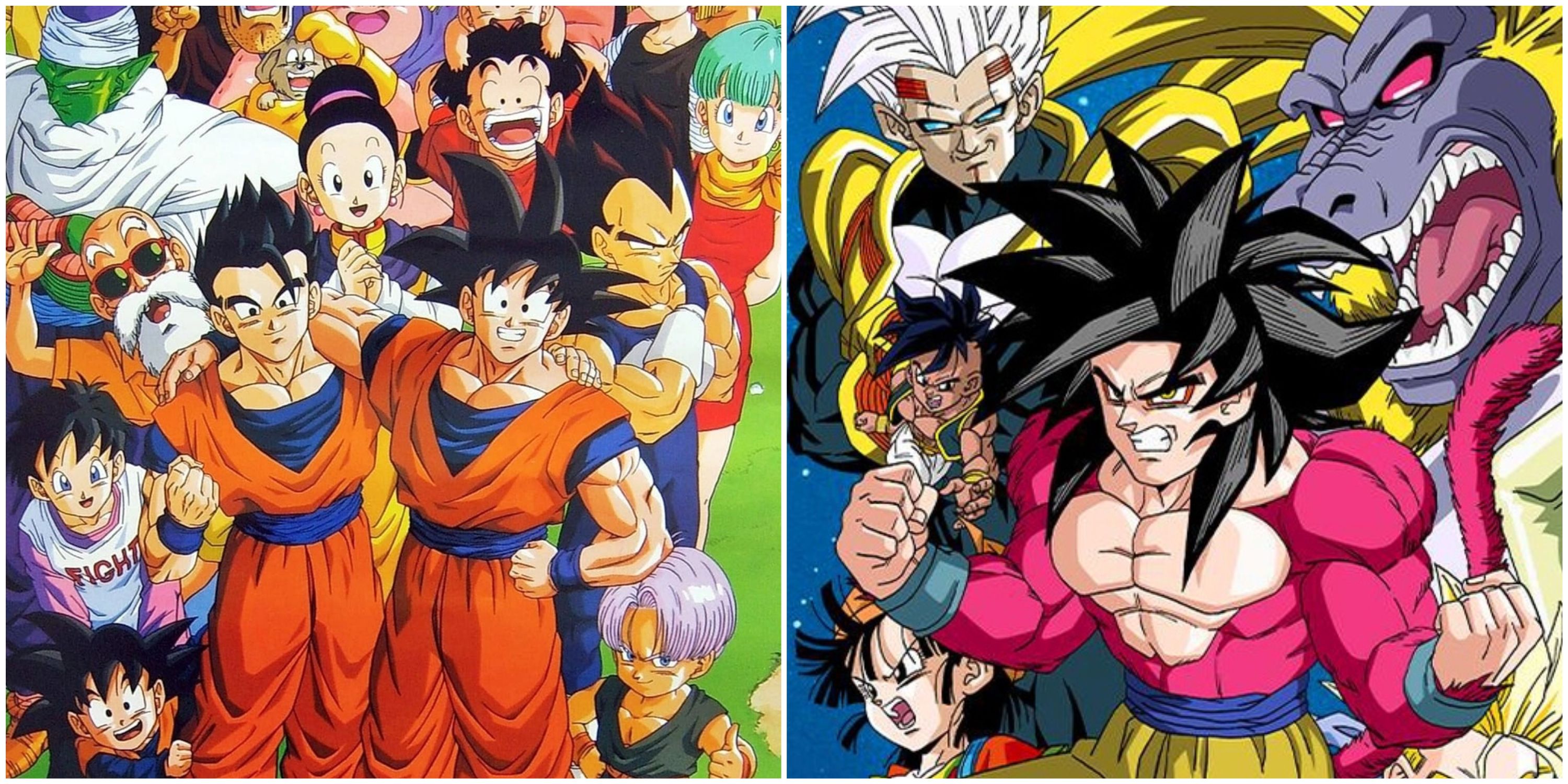 Dragon Ball Z and Dragon Ball GT