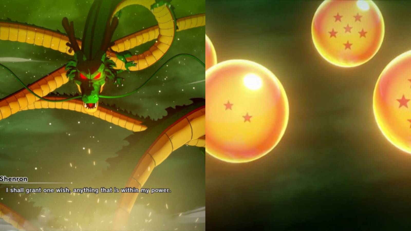 Dragon Ball Z Kakarot Summoning Shenron