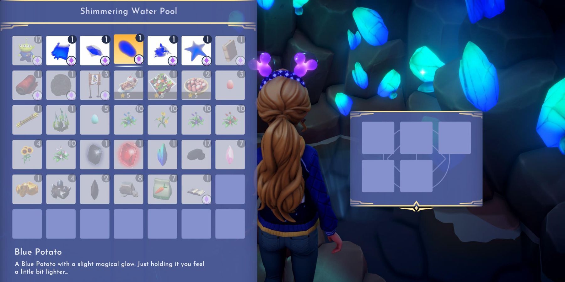 how to make brilliant blue potion dreamlight valley