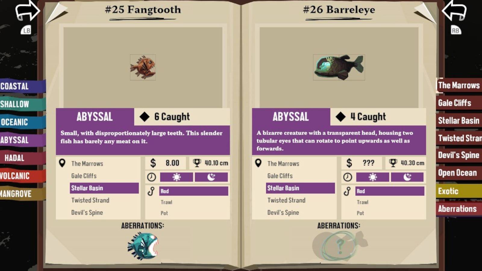 dredge barreleye location