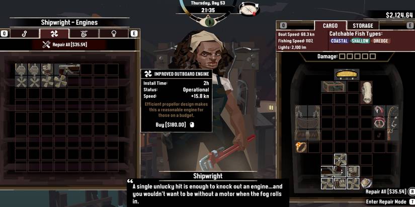 Dredge Improved Engine