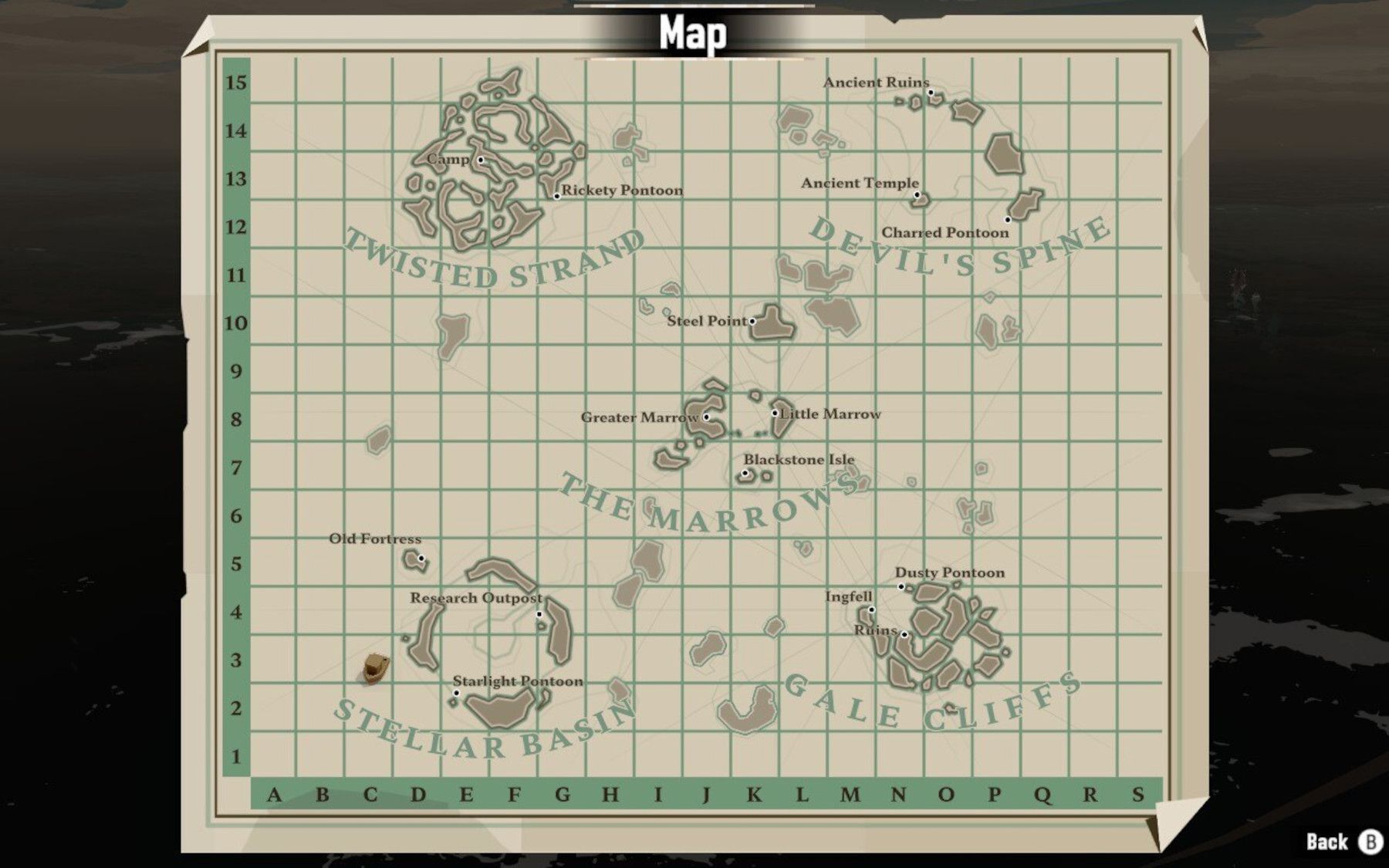 Dredge Treasure Map Guide (Scraps of Paper)