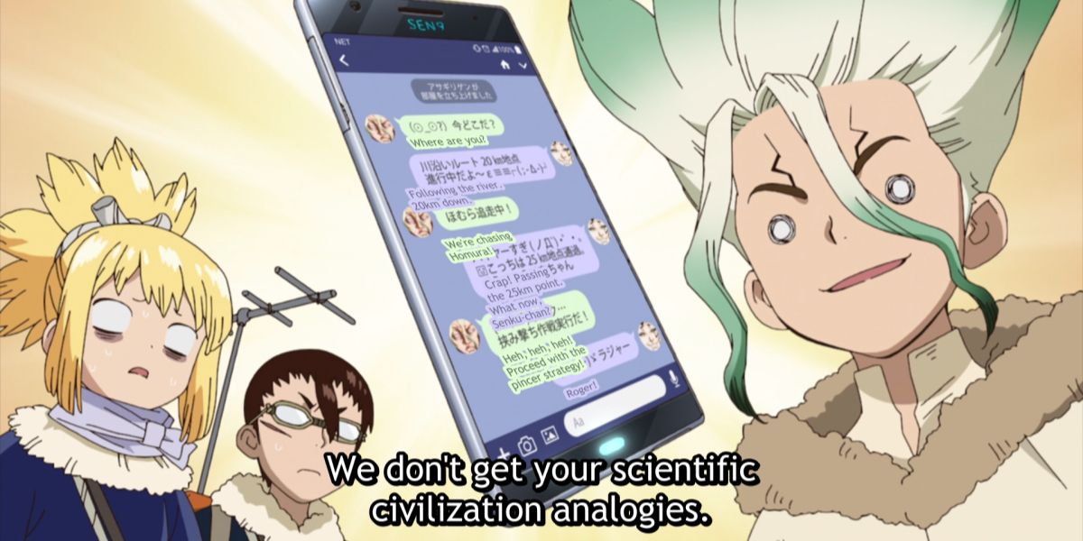 Smartphone in dr stone