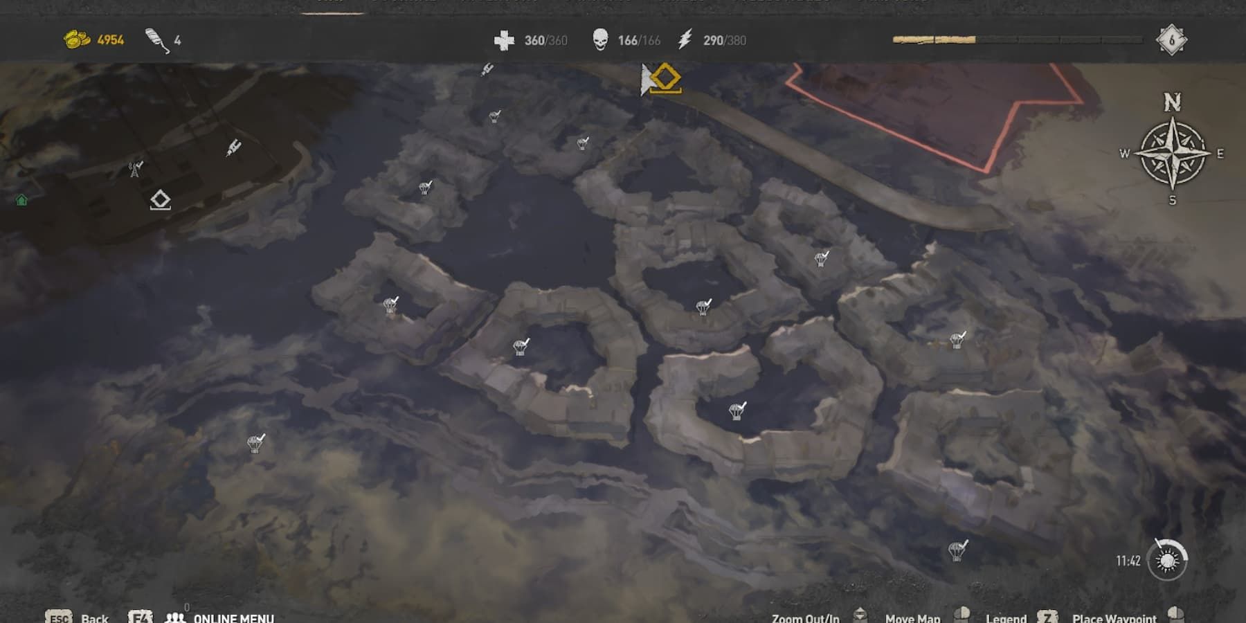 Underwater airdrops containing rare loot in Dying Light 2