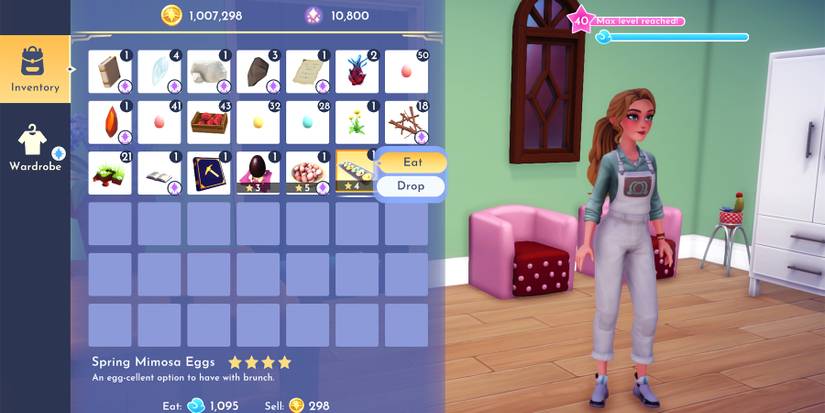 eat the egg recipes in disney dreamlight valley