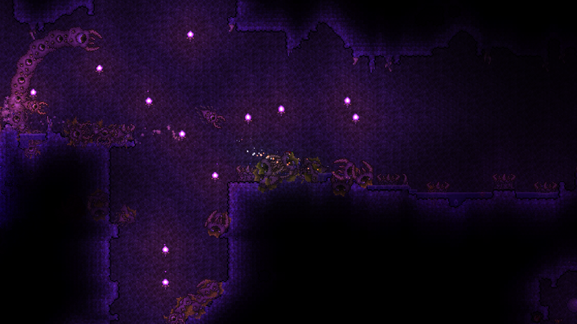 Eater of Worlds underground Terraria