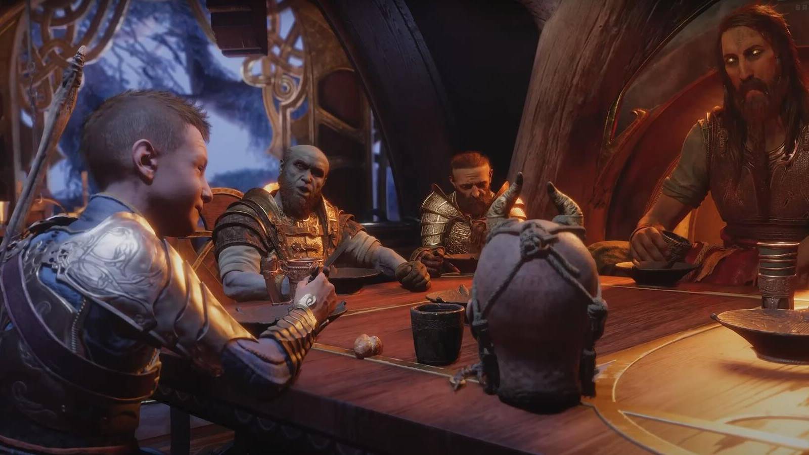 Eating Supper God of War