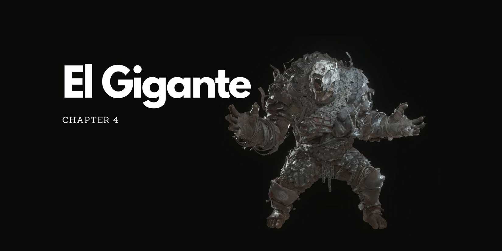 image showing el gigante boss in the resident evil 4 remake.