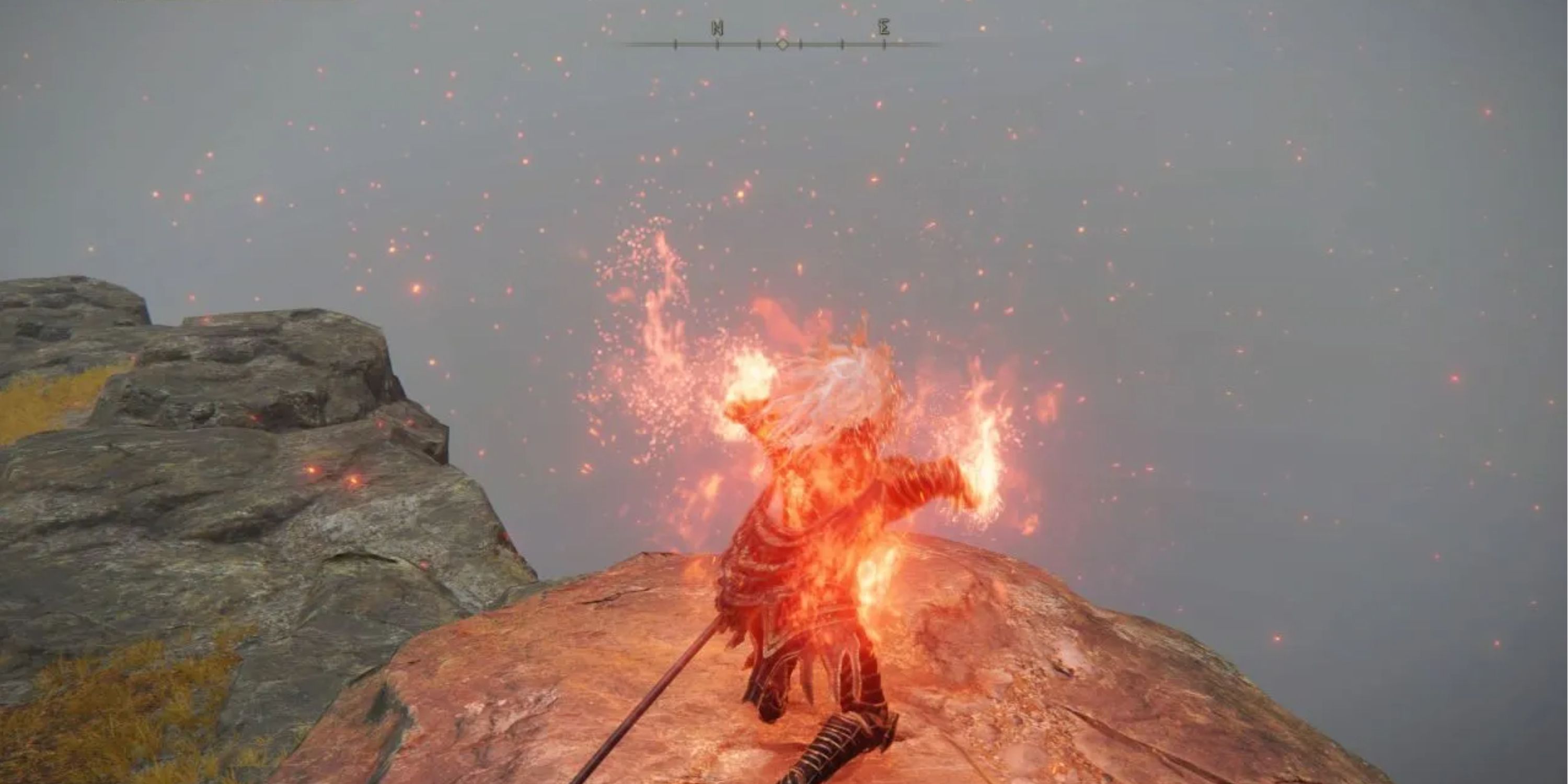 The Flaming Boulder build is all about killing the enemy before the fire kills you