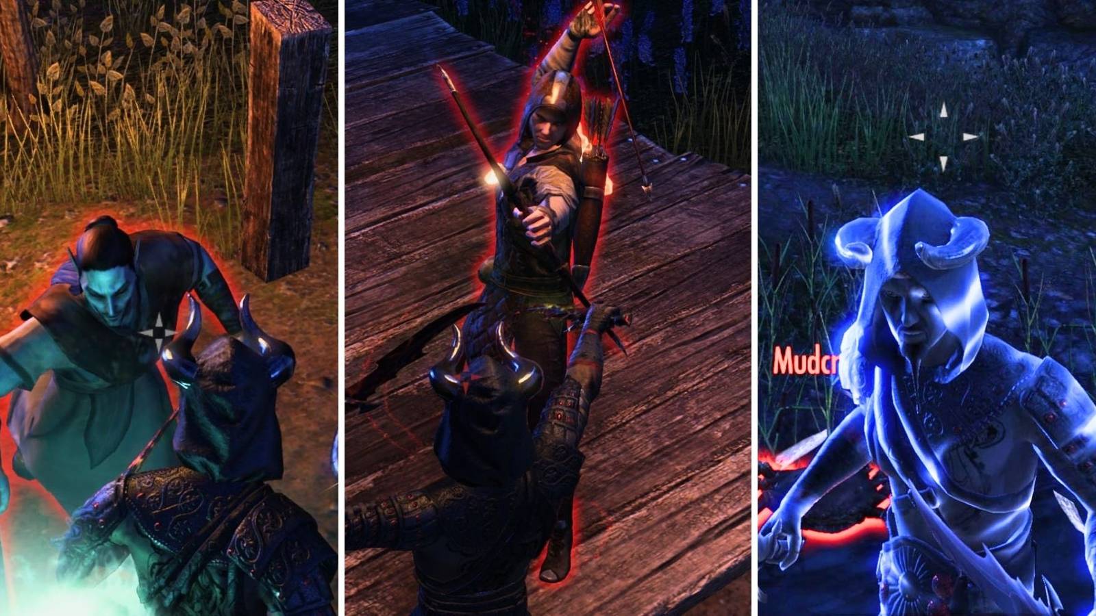 A grid of images of a character with Dual-Wield Weapons in Elder Scrolls Online