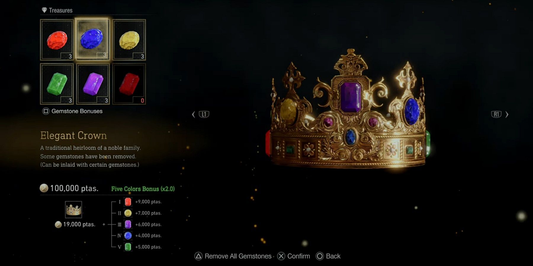 The Elegant Crown from Resident Evil 4.