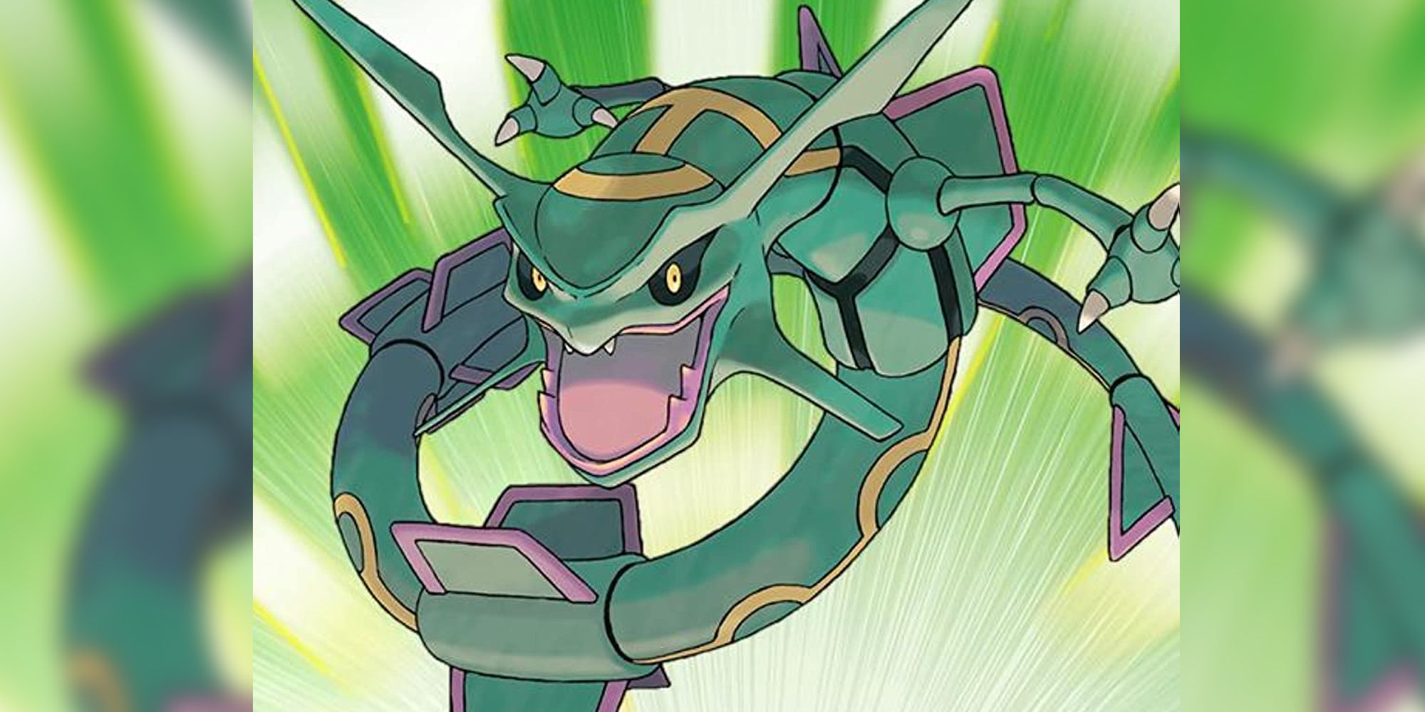Arte de Pokémon Emerald Rayquaza