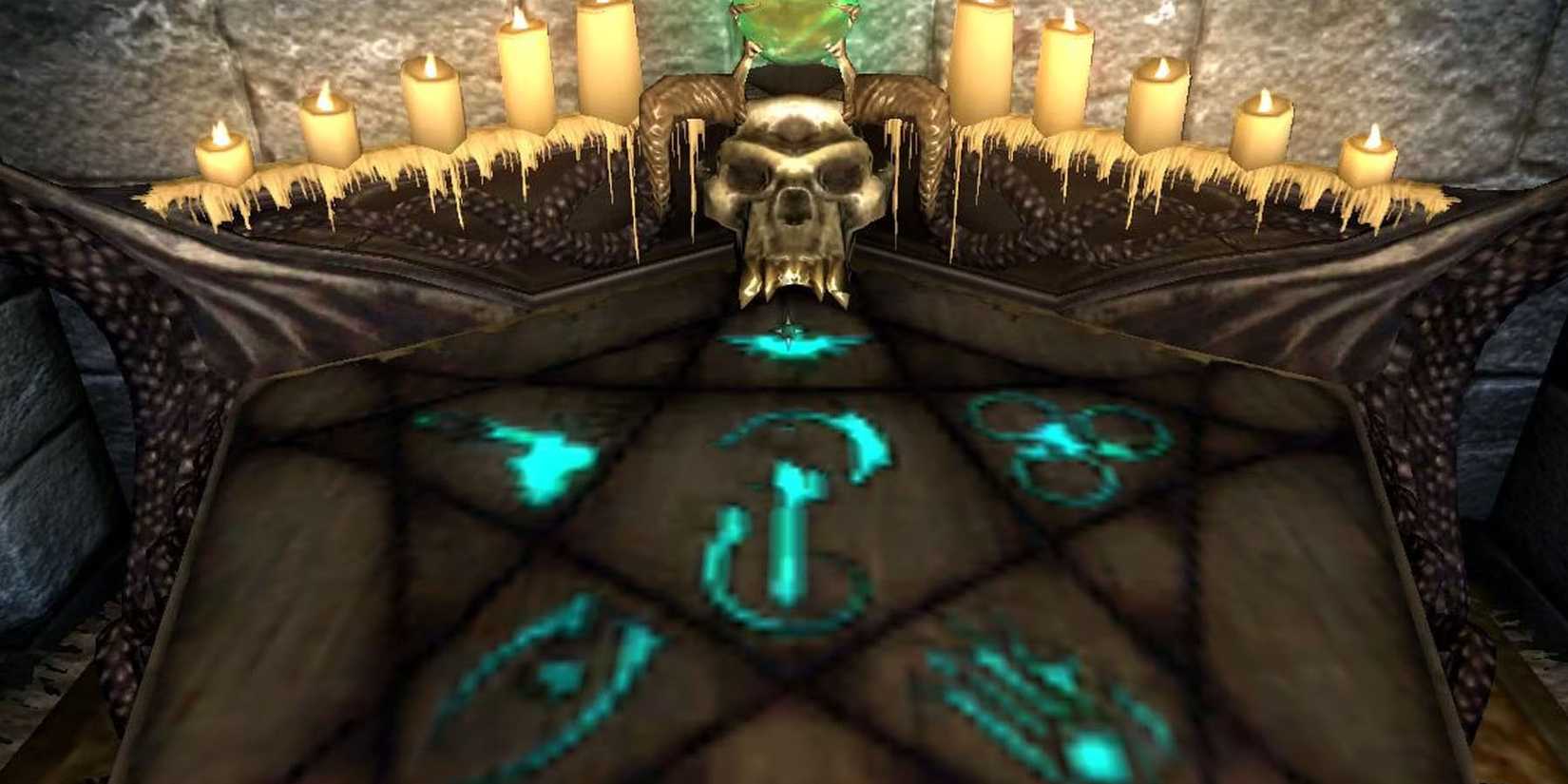 Enchanted Table in Skyrim